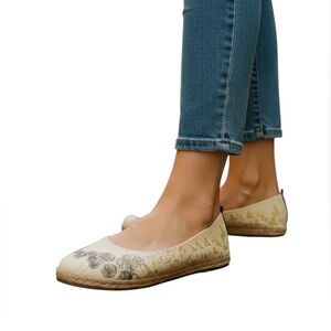 Goby Bird and Dandelion ballerina shoes